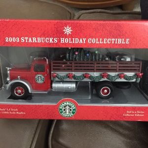 Starbucks Die Cast Truck Mack LJ Cab 1/50th NIB